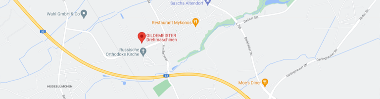 Google Maps Karte Gildemeister Drehmaschinen Bielefeld