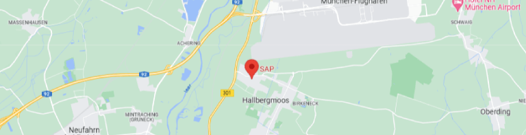 Google Maps Karte SAP München