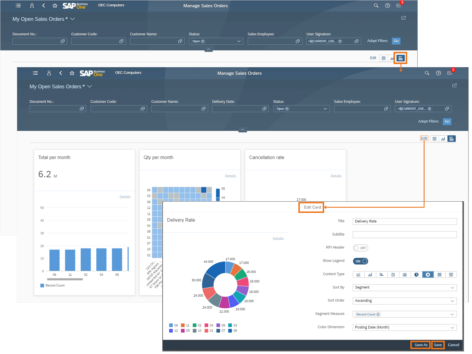 SAP Business One 10.0 Web Client Erweiterungen im Bereich der Analytics